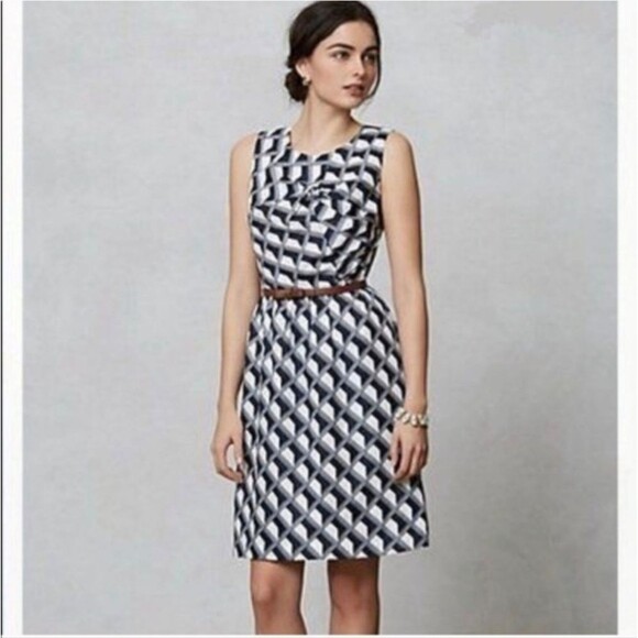 Hi There By Karen Walker Dress Size 0 Y2k Anthropologie Fit N Flare - Picture 3 of 14